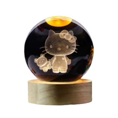 Esfera de cristal de Hello Kitty